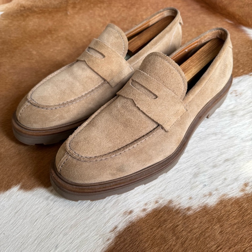 Tan Suede Lexington Loafers - Good Man Brand